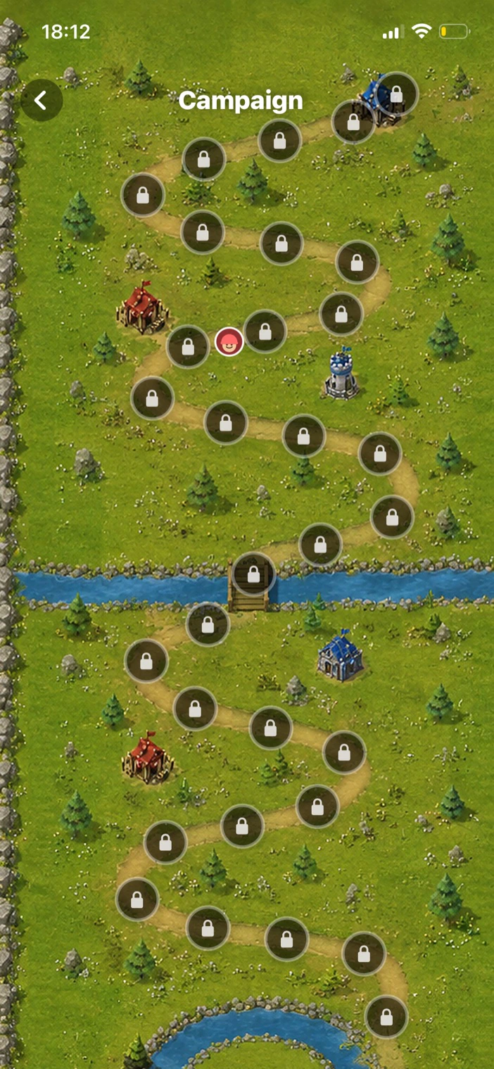 The House Wars campaign path